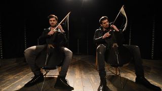 2CELLOS u rovinjskom kazalištu Antonio Gandusio nastavili su snimanje novog spota. Foto: Duško Marušić/PIXSELL