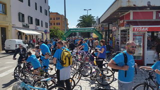 Uoči starta biciklijade “Od Branimira do Branimira” te akcije pješačenja “1000 koraka kroz 1000 ulica” Uoči starta biciklijade “Od Branimira do Branimira” te akcije pješačenja “1000 koraka kroz 1000 ulica”