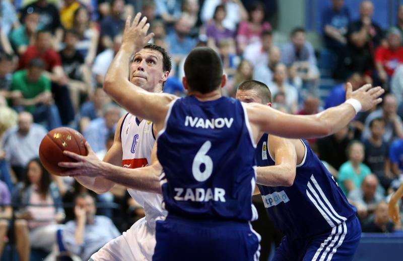 U KC Drazen Petrovic odigrana utakmica poluzavrsnice doigravanja KK Cibona – KK Zadar 87-81. Photo: Slavko Midzor/PIXSELL U KC Drazen Petrovic odigrana utakmica poluzavrsnice doigravanja KK Cibona – KK Zadar 87-81. Photo: Slavko Midzor/PIXSELL