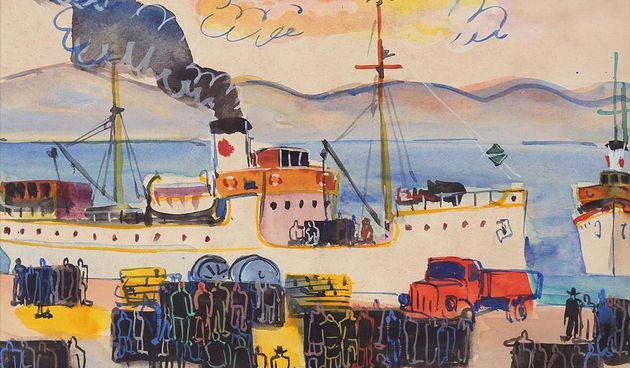 Slikarsko djelo Ive Vitića. Foto: Damir Fabijanić