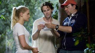 TRUE BLOOD – HBO television series pictured: Anna Paquin, Stephen Moyer, Alan Ball. Mixing romance, suspense, mystery and humor, new series kicks off its 12-episode first season Sunday, September 7, (9-10 p.m. ET/PT). Stars Anna Paquin as Sookie and Steph