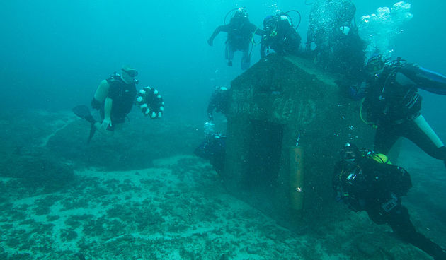 Bibinjski ronioci pohodili kapelicu sv. Nikole u podmorju Karantuna