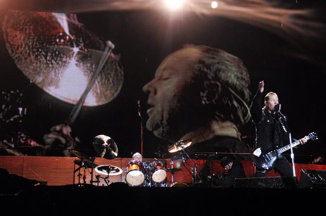 Zagreb, 160510.
Hipodrom.
Koncert heavy metal grupe Metallica.
Foto: Boris Kovacev / CROPIX