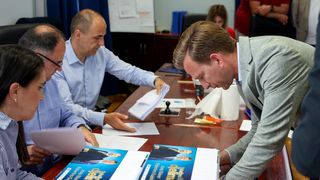 Predaja županijske liste HDZ-a i kandidat za župana Josip Bilaver Predaja županijske liste HDZ-a i kandidat za župana Josip Bilaver