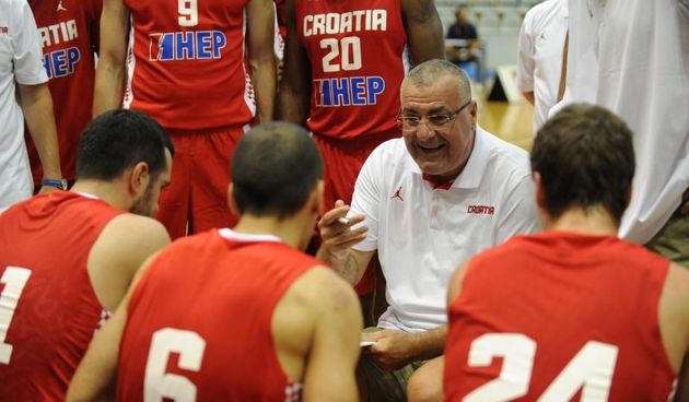 Sportska dvorana Vijus, Slavonski Brod – Pripremna kosarkaska utakmica za SP u Spanjolskoj, Hrvatska – Kanada. Jasmin Repesa. Photo: Daniel Kasap/PIXSELL