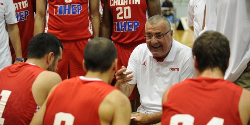 Sportska dvorana Vijus, Slavonski Brod – Pripremna kosarkaska utakmica za SP u Spanjolskoj, Hrvatska – Kanada. Jasmin Repesa. Photo: Daniel Kasap/PIXSELL