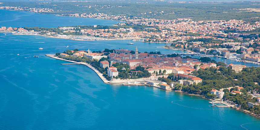 Grad Zadar iz zraka, foto: Leo Banić Grad Zadar iz zraka, foto: Leo Banić