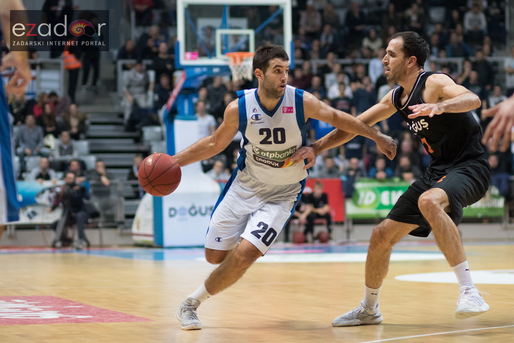 HT Premijer liga: 9. kolo: KK Zadar – GKK Šibenik 81-72. Mislav Brzoja