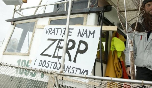 Pula- prosvjed ribara ( foto Index.hr).j