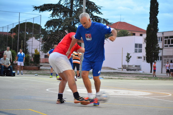U povodu blagdana Kraljice Mira u Stanovima odigrana utakmica između liječnika i predstavnika Gradske uprave, Foto: Iva Perinčić