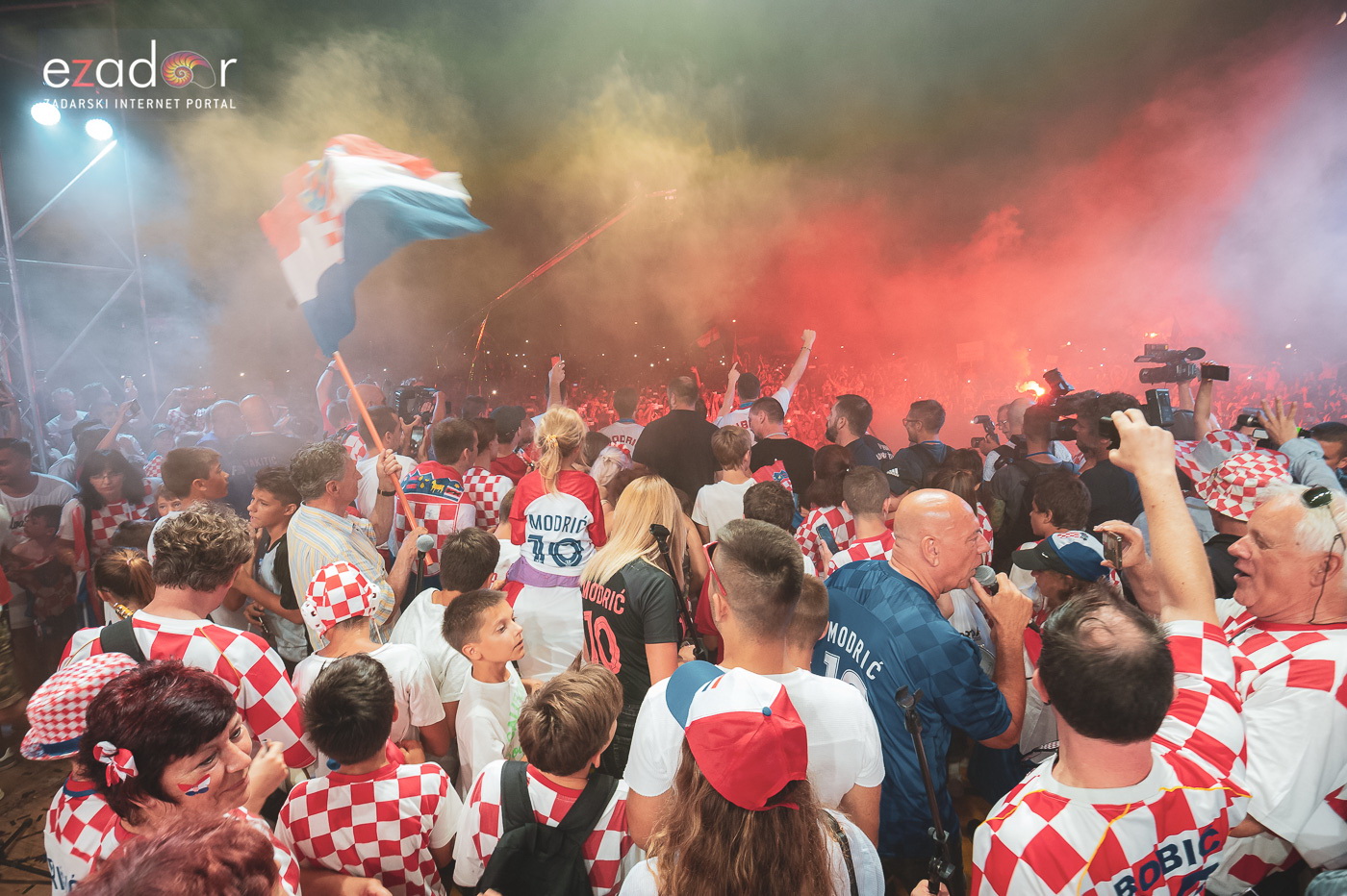 Zadar priredio nezaboravan doček svojim Vatrenim herojima