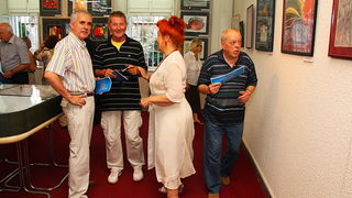 Znanstvena knjiznica: Otvorenje izlozbe Marije Visic Guina, Foto: Angelo Virag Znanstvena knjiznica: Otvorenje izlozbe Marije Visic Guina, Foto: Angelo Virag