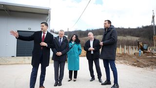 Ministar Šime Erlić obišao poslovnu zonu i vrtić u Kreševu