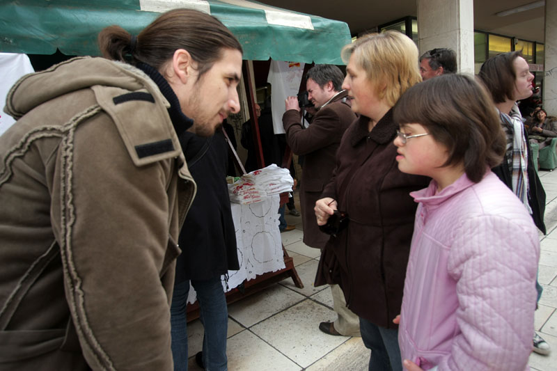 Humanitarna akcija udruge roditelja djece s downovim sindromom (foto: Marin Gospić)