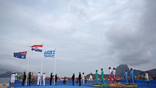 Rioe de Janeiro. Olimpijski prvaci u klasi 470, Šime Fantela i Igor Marenić. Photo. Igor Kralj/PIXSELL Rioe de Janeiro. Olimpijski prvaci u klasi 470, Šime Fantela i Igor Marenić. Photo. Igor Kralj/PIXSELL