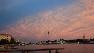 Čudesni zalazak sunca u Zadru 26. kolovoza 2012.