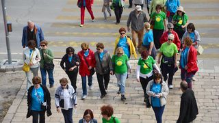 “Relaksice” u akciji “1000 koraka kroz 1000 ulica”, foto: Iva Perinčić “Relaksice” u akciji “1000 koraka kroz 1000 ulica”, foto: Iva Perinčić
