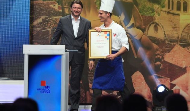 Dani Hrvatskog turizma – dodjele i proglasenja dobitnika turistickih nagrada u sportskoj dvorani Marino Cvetkovic u Opatiji. Darko Lorencin. Photo: Nel Pavletic/PIXSELL