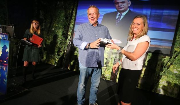 Weekend Media Festival 9. Predavanje: Media Intelligence and Media Markets in the Region. Dodjela nagrade Media Net ? Nagrada za najboljeg i najpopularnijeg novinara koja je pripala Zoranu Sprajcu Photo: Jurica Galoic/PIXSELL