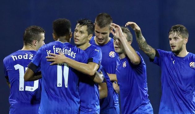 Stadion Maksimir, Zagreb – Trece pretkolo Lige prvaka, utakmica GNK Dinamo – FC Dinamo Tbilisi. Leonardo German Sigali. Photo: Goran Stanzl/PIXSELL