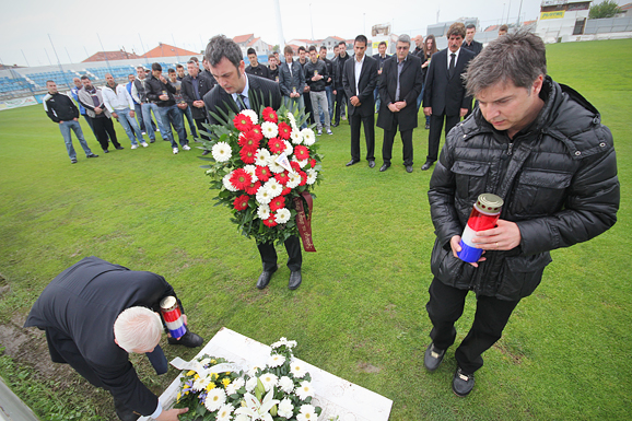 Obilježavanje 4. godišnjice smrti Hrvoja Ćustića (foto:Saša Čuka)