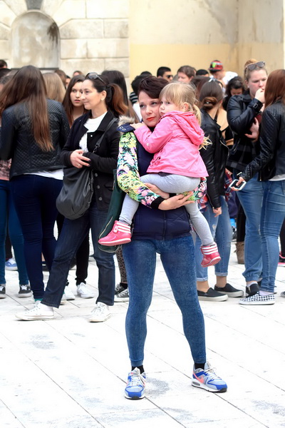 The Voice u Zadru: Sara, Dino, Ive i Jure na Trgu pet bunara, Foto: Roberto Lerga