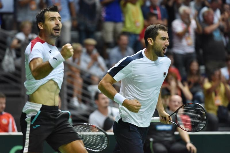 Davis Cup: Ivan Dodig/Marin Čilić – Nicolas Mahut/Pierre-Hugues Herbert 3-1. Photo. Hrvoje Jelavić/PIXSELL