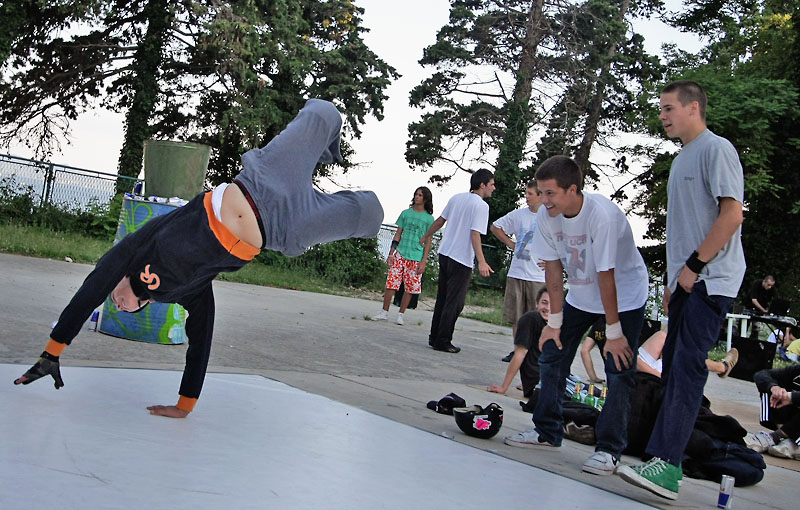 Grafiti, Hip hop & Break battles – Kapetanski park (foto: Marin Gospić)