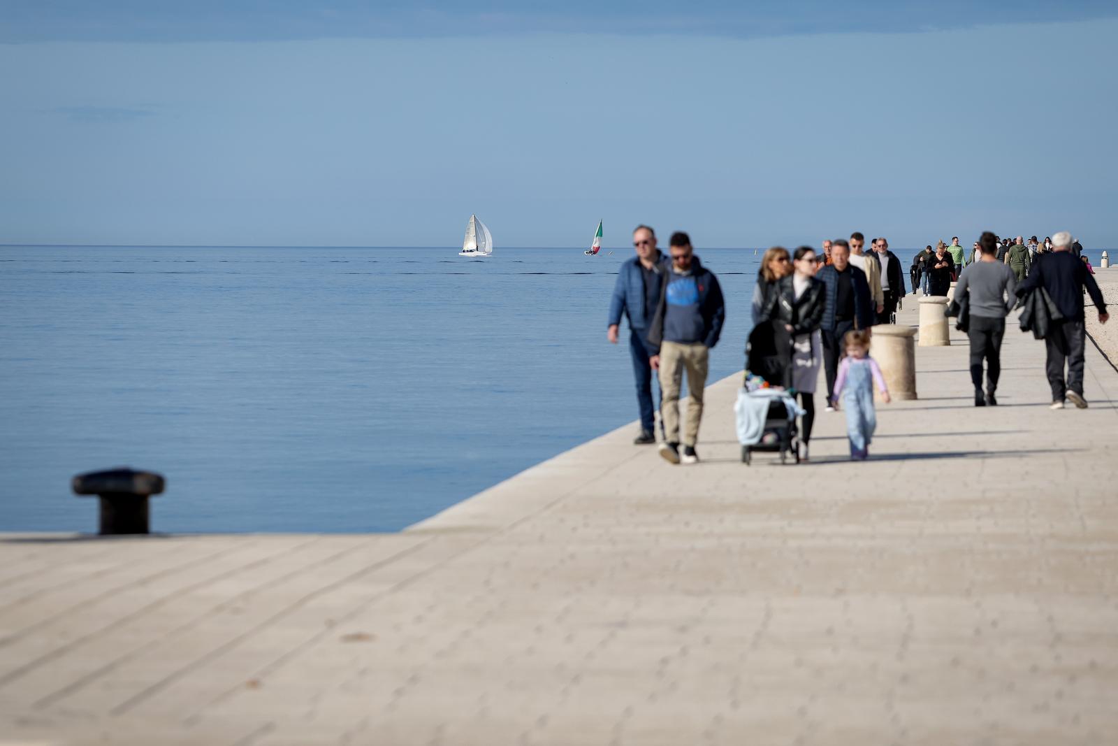 Sunčana nedjelja u Zadru, 2. veljače 2025.