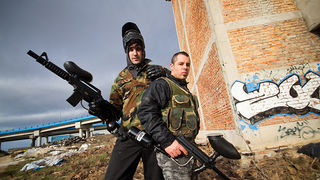 Paintball u Gaženici, 22. siječnja 2012. (foto:Saša Čuka)