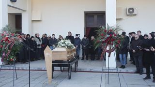 Posljednji ispraćaj velikog hrvatskog književnika Ive Brešana na šibenskom groblju Kvanj