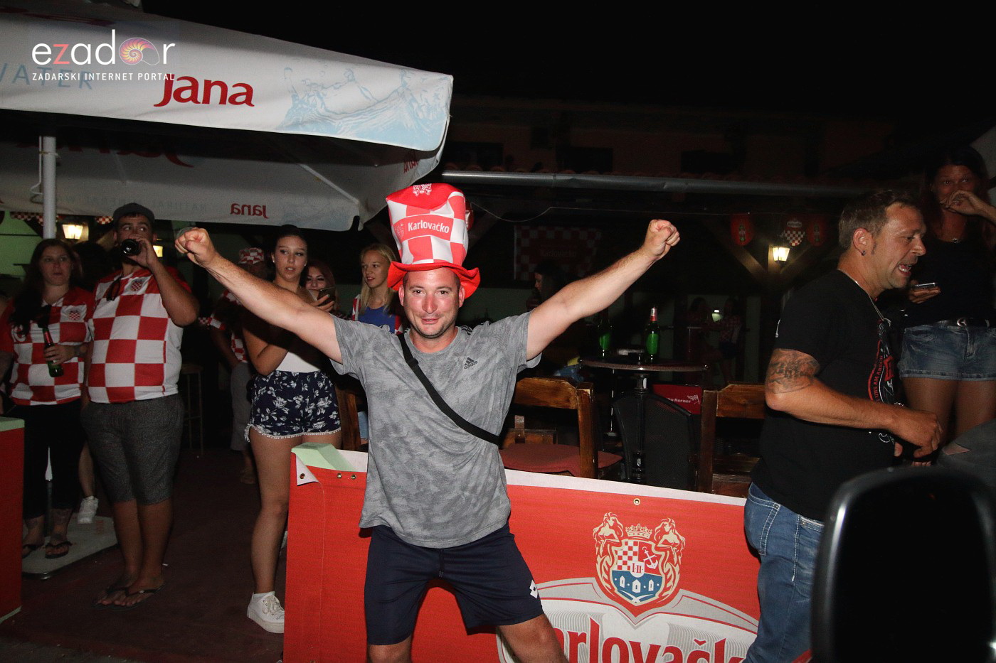 Bibinje: Navijanje za Vatrene i fešta nakon pobjede nad Engleskom