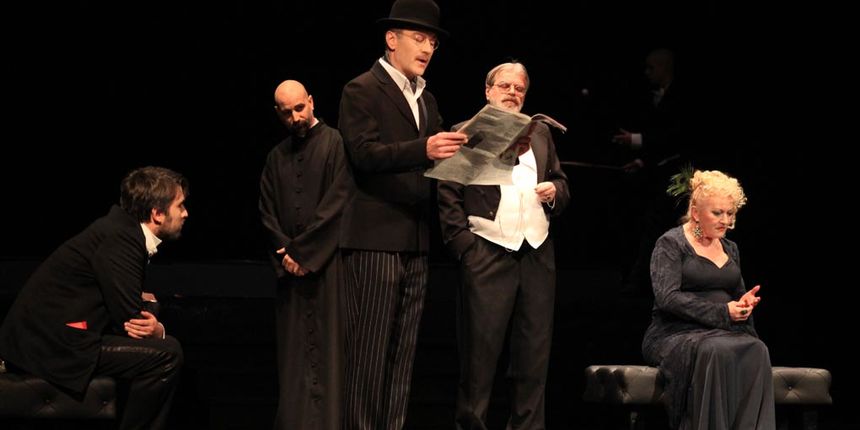 Gospoda Glembajevi u HNK Zadar, foto: Iva Perinčić Gospoda Glembajevi u HNK Zadar, foto: Iva Perinčić