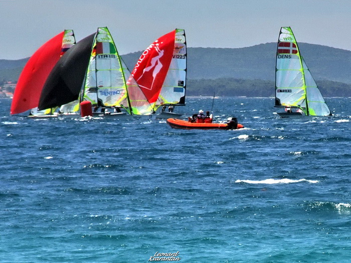 Jedrenje: SP klase 49er – drugi dan 8. svibnnja 2012, Foto: Leonard Kvarantan Jedrenje: SP klase 49er – drugi dan 8. svibnnja 2012, Foto: Leonard Kvarantan