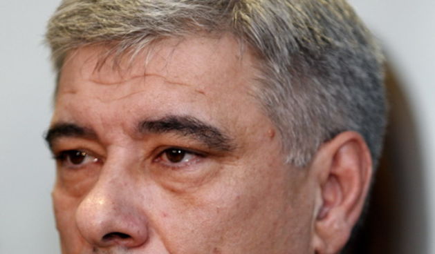 Zadar, 020310.
Aleksandar Knezevic i Sime Strika (na slici) na izricanju presude radi zlostavljanja na radnom mjestu te seksualnog mobinga na stetu dviju radnica zadarskog Interspara.
Foto: Jure Miskovic / CROPIX