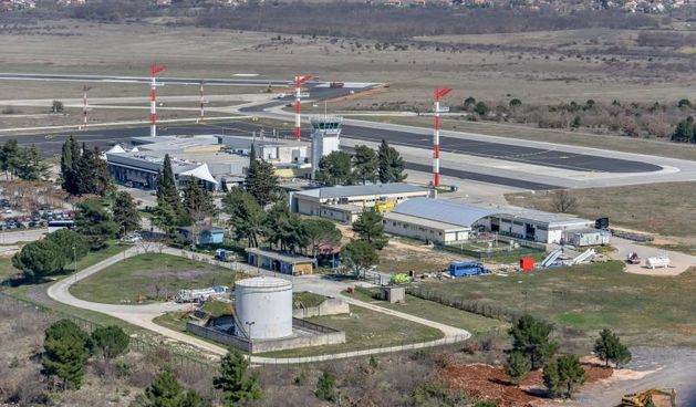 Zračna luka Zadar u Zemuniku. Foto: Dino Stanin/PIXSELL