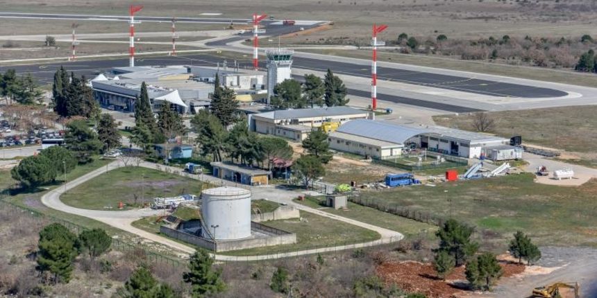 Zračna luka Zadar u Zemuniku. Foto: Dino Stanin/PIXSELL