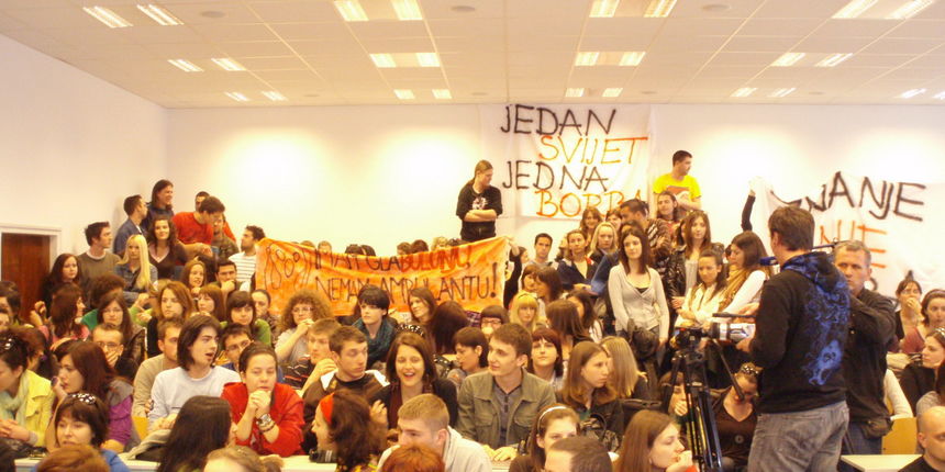 studentski prosvjed studentski prosvjed