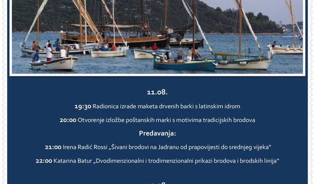 Dani male drvene brodogradnje u Betini od 11. do 14. kolovoza