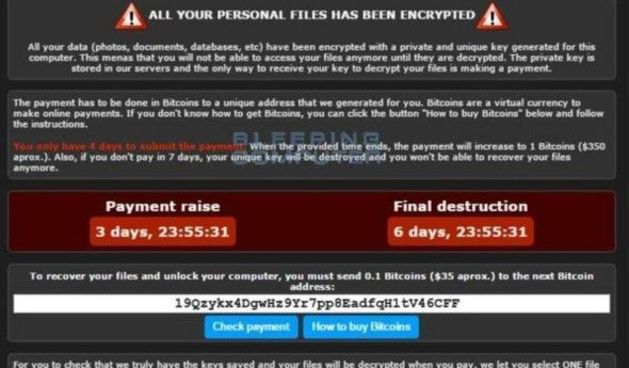 Novi ransomware program, Foto: Bug.hr