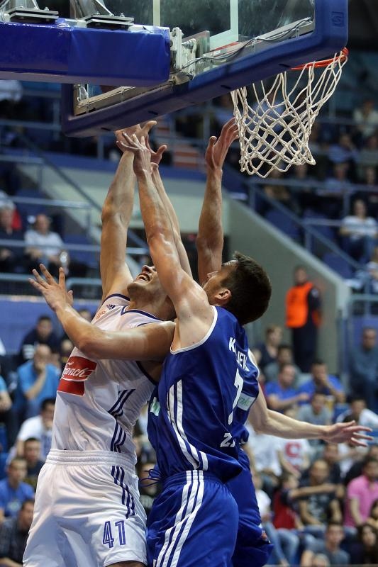 KC Drazen Petrovic, Zagreb – A-1 muska Liga za prvaka, polufinale, 3. utakmica, KK Cibona – KK Zadar 80-71. Photo: Goran Stanzl/PIXSELL KC Drazen Petrovic, Zagreb – A-1 muska Liga za prvaka, polufinale, 3. utakmica, KK Cibona – KK Zadar 80-71. Photo: Goran Stanzl/PIXSELL