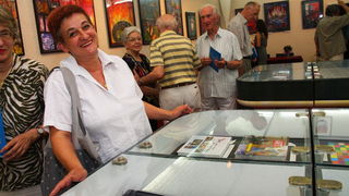 Znanstvena knjiznica: Otvorenje izlozbe Marije Visic Guina, Foto: Angelo Virag Znanstvena knjiznica: Otvorenje izlozbe Marije Visic Guina, Foto: Angelo Virag