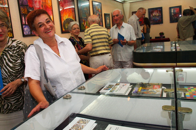 Znanstvena knjiznica: Otvorenje izlozbe Marije Visic Guina, Foto: Angelo Virag Znanstvena knjiznica: Otvorenje izlozbe Marije Visic Guina, Foto: Angelo Virag