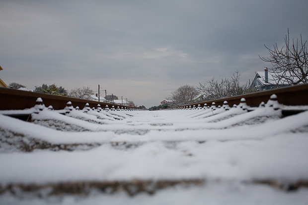 Snijeg u Bibinjama 3. veljače 2012, Foto: Leo Banić