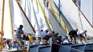 Betina, 150810.
U Betini na otoku Murteru danas je odrzana tradicionalna regata brodova na “latinskog idro ” pod nazivom “Regata za dusu i tilo”, na regati je sudjovalo preko gajeta, leuta i kaica pobjedili su domacini iz Betine.
Na slici start regate u b Betina, 150810.
U Betini na otoku Murteru danas je odrzana tradicionalna regata brodova na “latinskog idro ” pod nazivom “Regata za dusu i tilo”, na regati je sudjovalo preko gajeta, leuta i kaica pobjedili su domacini iz Betine.
Na slici start regate u b