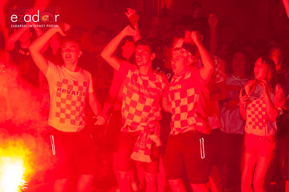 Zadar je gorio: Velika fešta nakon plasmana Vatrenih u finale Svjetskog prvenstva