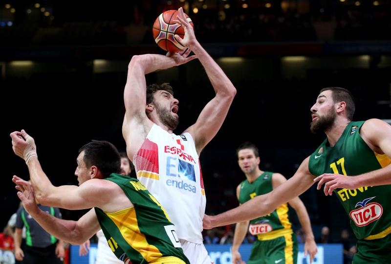 Lille, stadion Pierre Mauroy – Finale EuroBasketa 2015, Španjolska – Litva 80-63. Photo: Igor Kralj/PIXSELL Lille, stadion Pierre Mauroy – Finale EuroBasketa 2015, Španjolska – Litva 80-63. Photo: Igor Kralj/PIXSELL