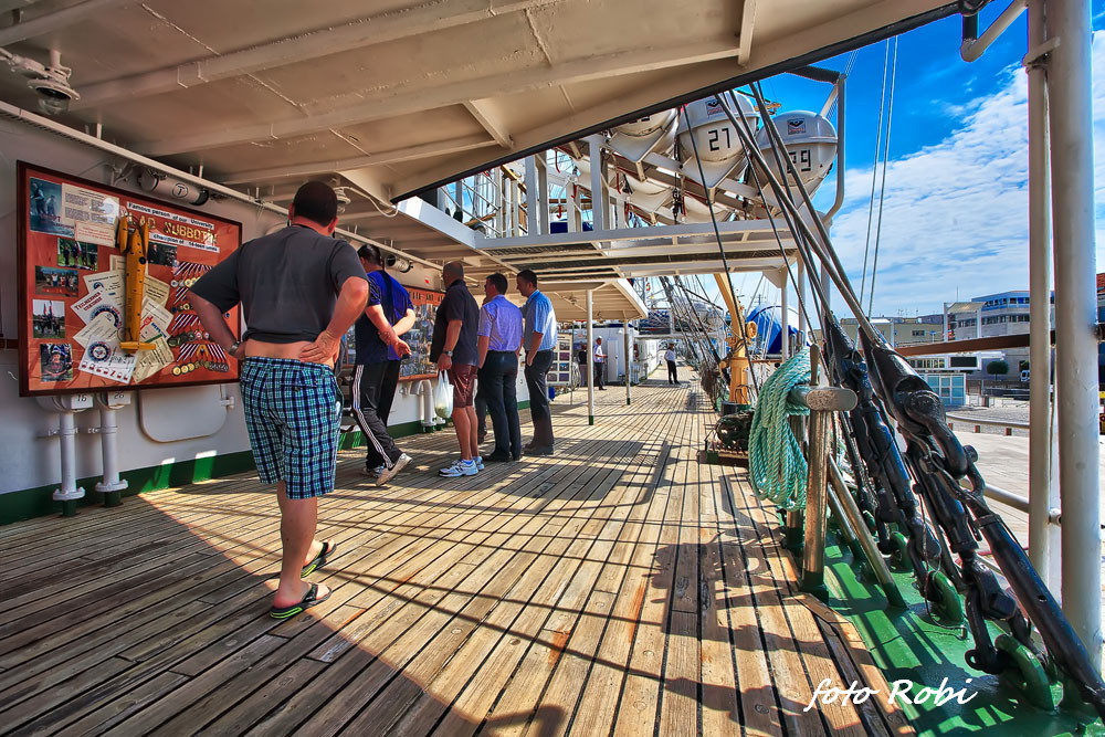 Ruski školski jedrenjak “Nadežda” u zadarskoj luci, foto: Roberto Lerga