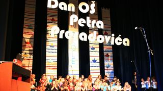 U HNK Zadar održana je priredba u povodu Dana OŠ Petra Preradovića na kojoj su nastupili učenici ali i profesori, Foto: Marija Cvetković