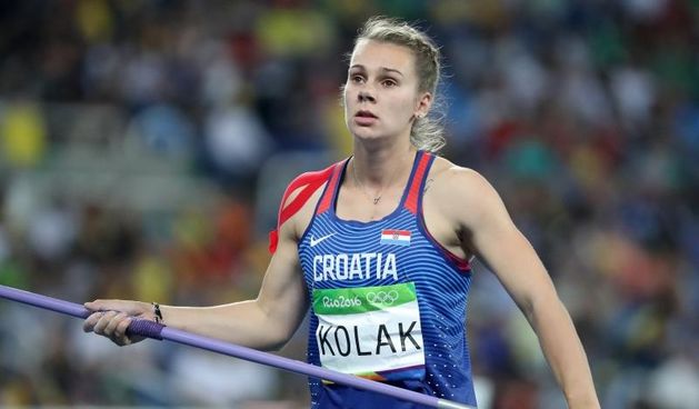 Olimpijske igre Rio 2016. Atletičarka, bacačica koplja Sara Kolak postavila novi hrvatski rekord 64.30m.  Photo: Igor Kralj/PIXSELL